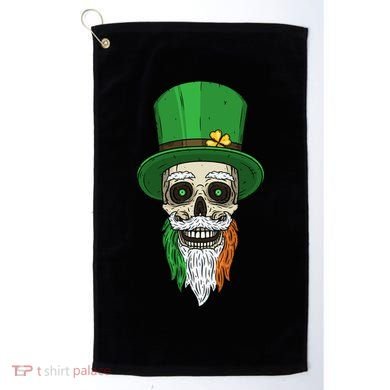 Irish Bearded Skull Golf Towel