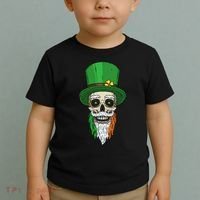 Irish Bearded Skull Toddler T-Shirt thumb 2