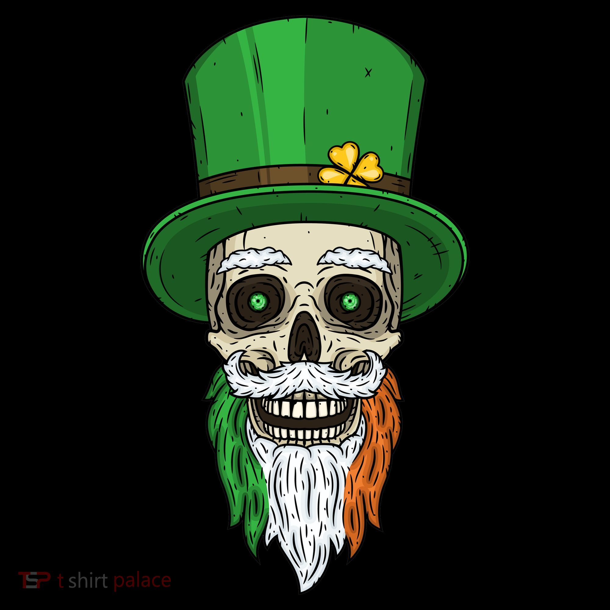 Irish Bearded Skull Toddler T-Shirt