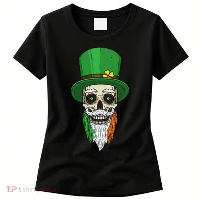 Irish Bearded Skull Women's T-Shirt