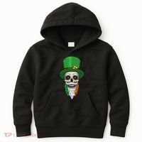 Irish Bearded Skull Kids Hoodie thumb 0