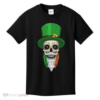 Irish Bearded Skull Kids T-Shirt