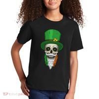 Irish Bearded Skull Kids T-Shirt thumb 2