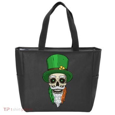 Irish Bearded Skull Tote Bag