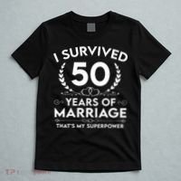 I Survived 50 Years Of Marriage T-Shirt thumb 5