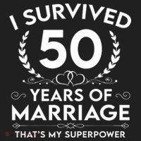 I Survived 50 Years Of Marriage Beanie thumb 2