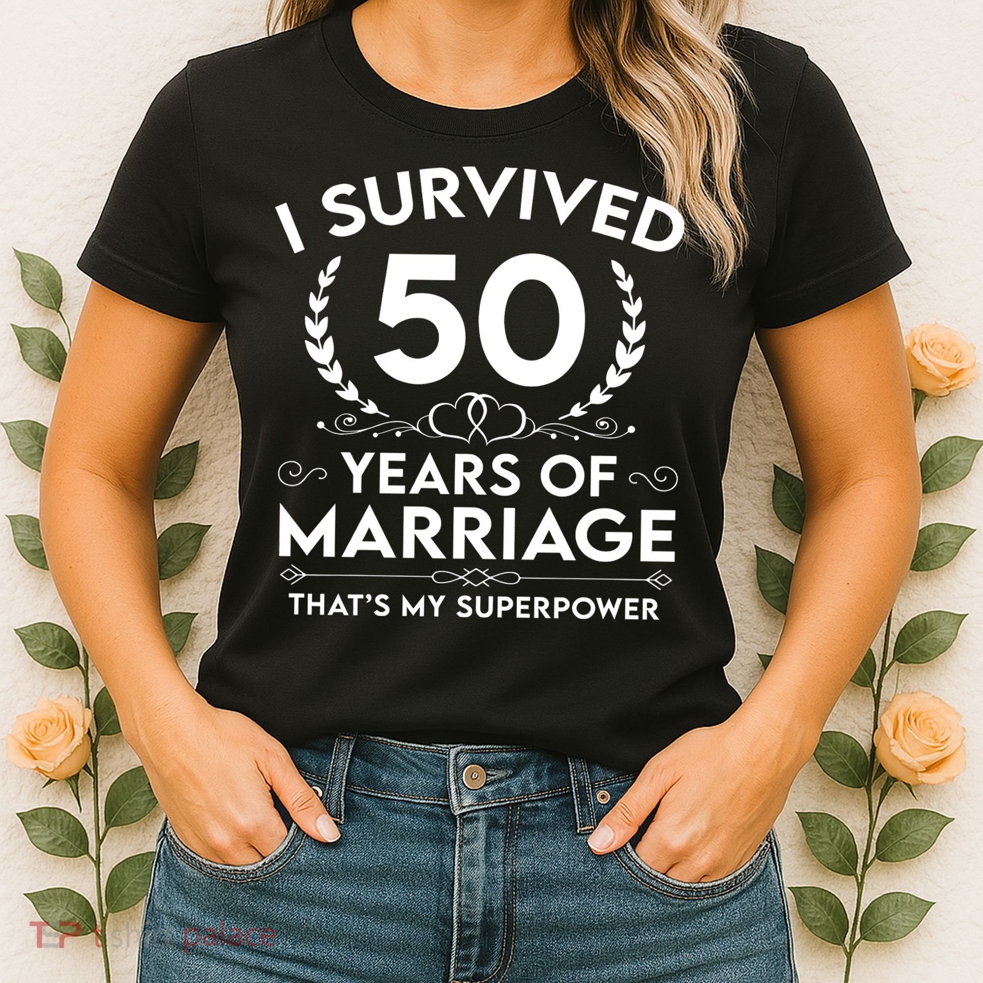 I Survived 50 Years Of Marriage Women's T-Shirt