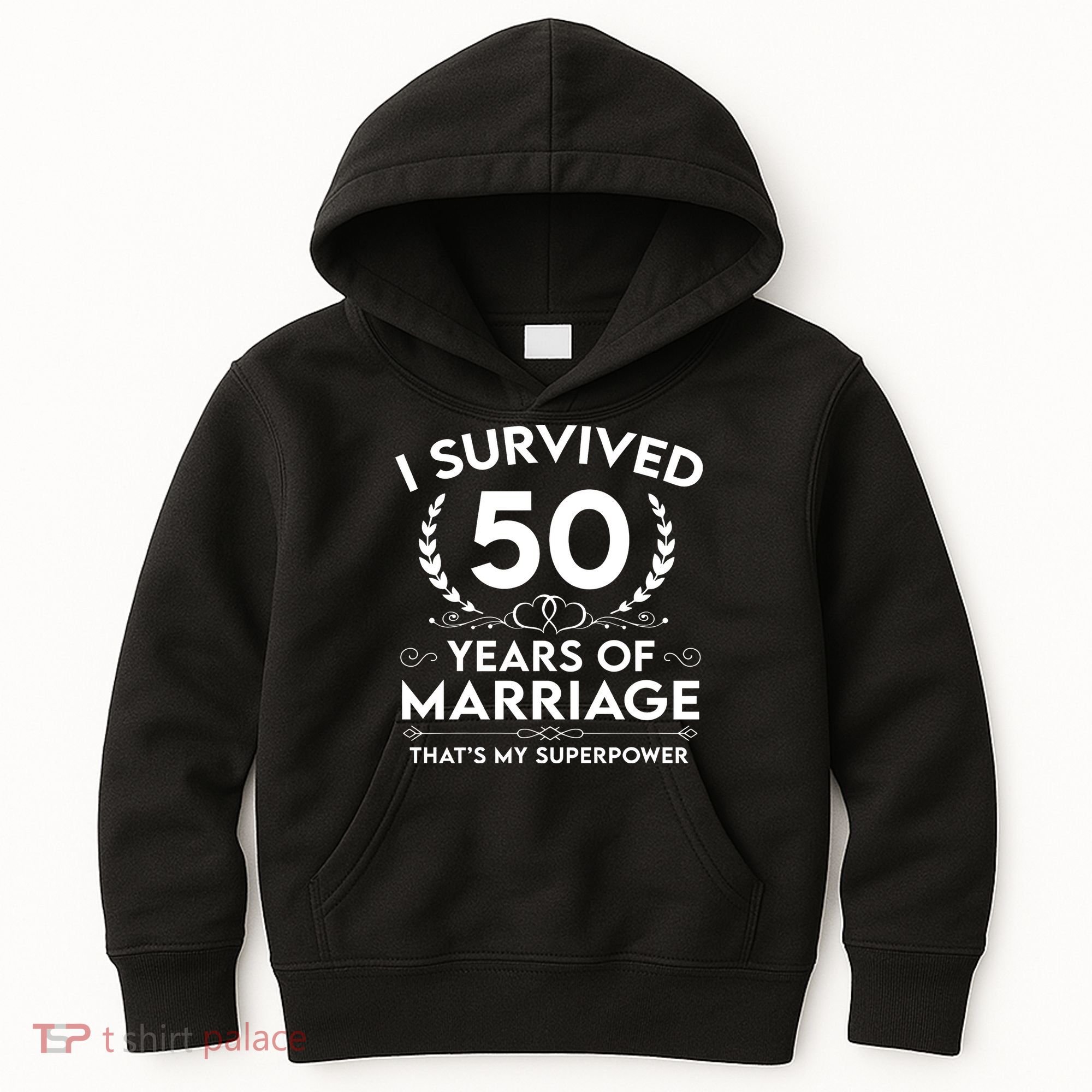 I Survived 50 Years Of Marriage Kids Hoodie