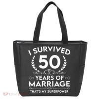 I Survived 50 Years Of Marriage Tote Bag thumb 0