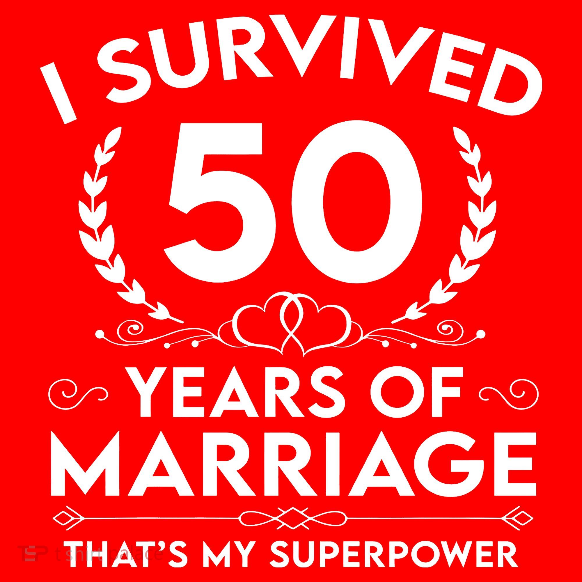 I Survived 50 Years Of Marriage Santa Hat