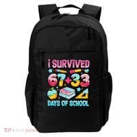 I Survived 67 33 Days Of School 100 Day 6-7 Meme Backpack thumb 0
