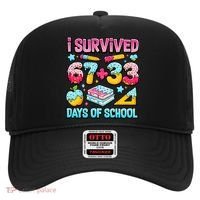 I Survived 67 33 Days Of School 100 Day 6-7 Meme Hat thumb 0