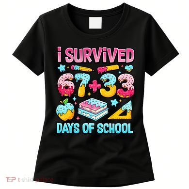 I Survived 67 33 Days Of School 100 Day 6-7 Meme Women's T-Shirt