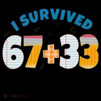 I Survived 67 33 Days Of School For Teacher Students 100th Day Coffee Mug thumb 5