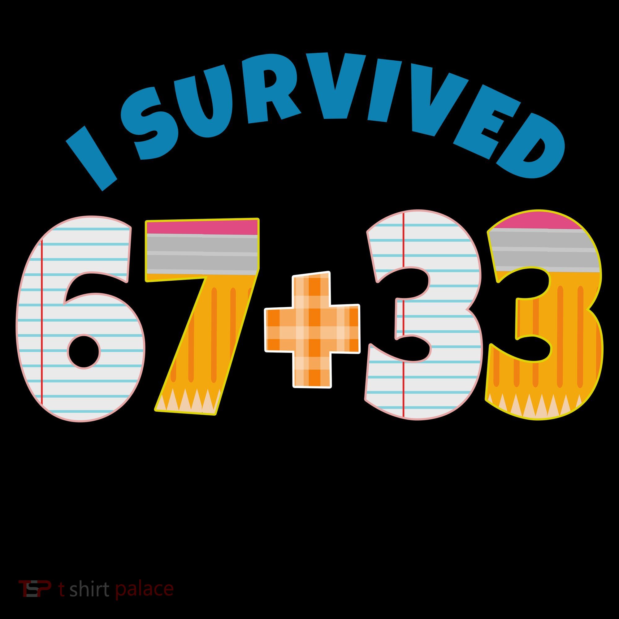 I Survived 67 33 Days Of School For Teacher Students 100th Day Coffee Mug