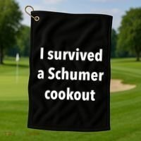 I Survived A Schumer Cookout Golf Towel thumb 1