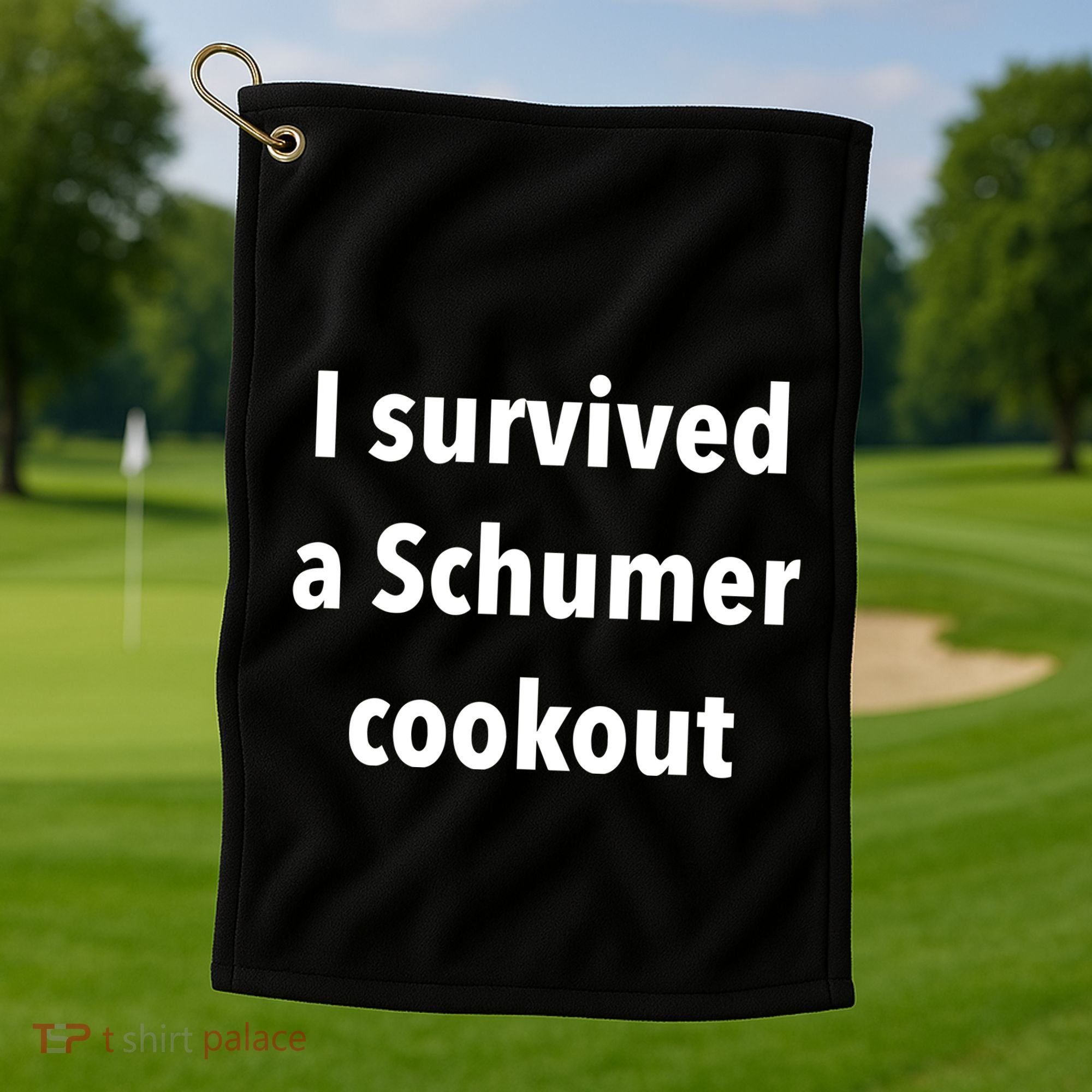 I Survived A Schumer Cookout Golf Towel