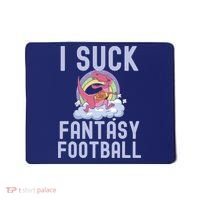 I SUCK AT FANTASY FOOTBALL TREX RAINBOW LOSER Mousepad thumb 0