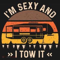 Im Sexy And I Tow It Im Sexy And I Tow It Camping RV Women's Hoodie thumb 2