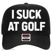 I Suck At Golf Sarcastic Loser Golfers Friend Funny Golfing Hat thumb 0