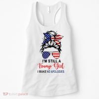 Im Still A Trump Girl Make No Apologies Patriotic American Women's Tank Top thumb 0