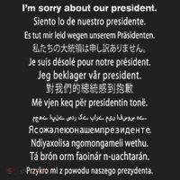 IM Sorry About Our President Donald Trump Funny Gift Hat thumb 2