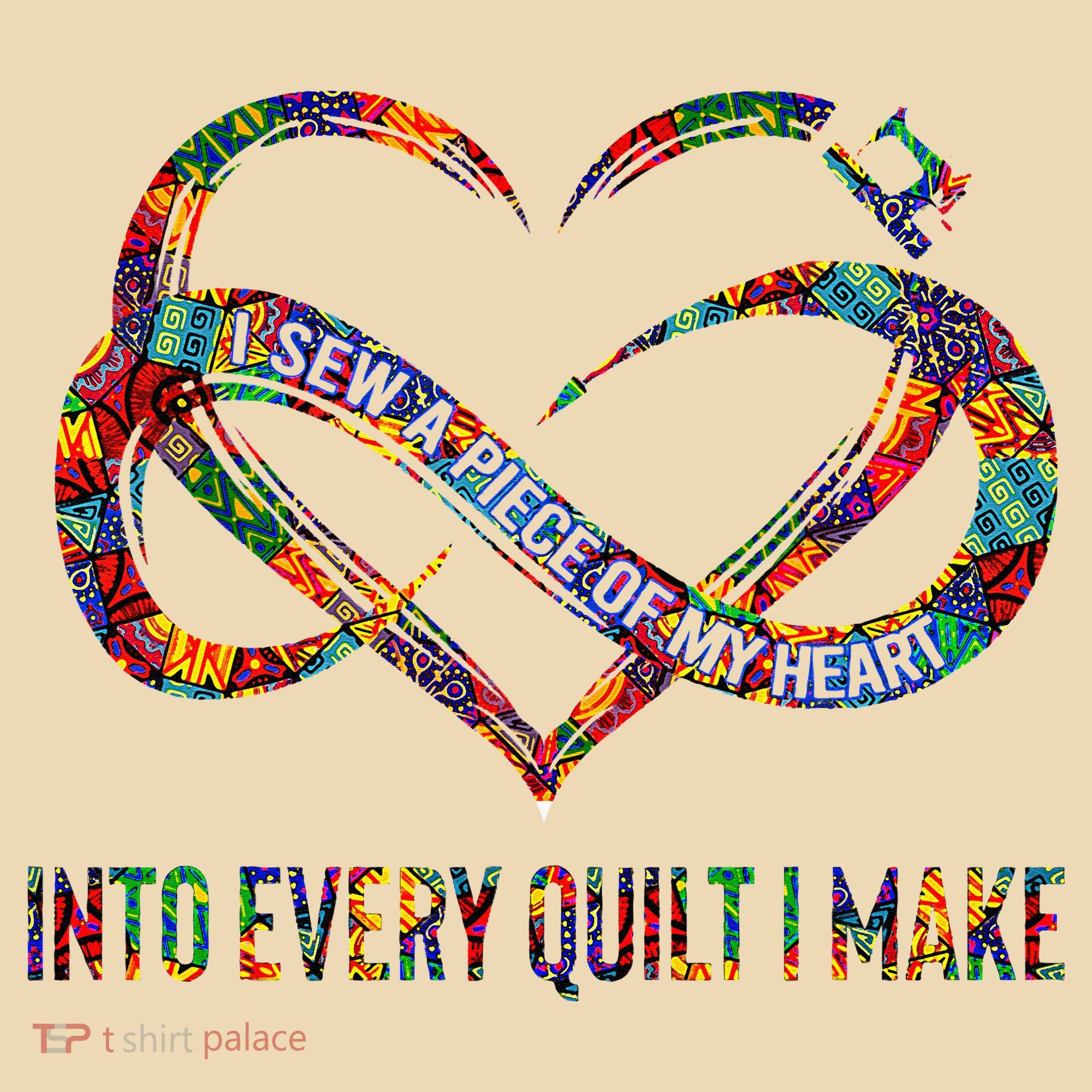 I Sew A Piece Of My Heart Into Every Quilt I Make Tote Bag