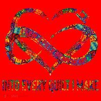 I Sew A Piece Of My Heart Into Every Quilt I Make Santa Hat thumb 1