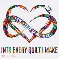 I Sew A Piece Of My Heart Into Every Quilt I Make USA-Made Doggie Bandana thumb 2