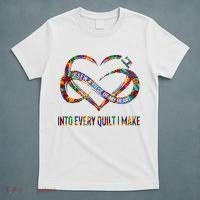 I Sew A Piece Of My Heart Into Every Quilt I Make T-Shirt thumb 5