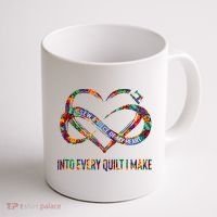 I Sew A Piece Of My Heart Into Every Quilt I Make Coffee Mug thumb 1