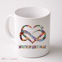 I Sew A Piece Of My Heart Into Every Quilt I Make Coffee Mug thumb 0
