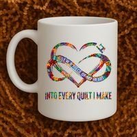 I Sew A Piece Of My Heart Into Every Quilt I Make Coffee Mug thumb 2