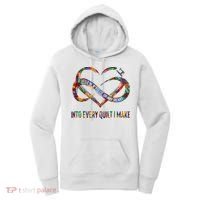 I Sew A Piece Of My Heart Into Every Quilt I Make Women's Hoodie thumb 0