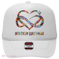I Sew A Piece Of My Heart Into Every Quilt I Make Hat thumb 0