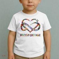 I Sew A Piece Of My Heart Into Every Quilt I Make Toddler T-Shirt thumb 2