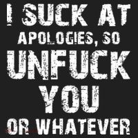 I Suck At Apologies So Unfuck You Or Whatever Beanie thumb 2