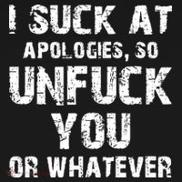 I Suck At Apologies So Unfuck You Or Whatever Women's Hoodie thumb 2