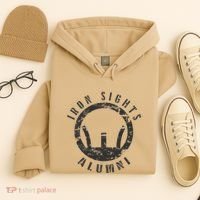 Iron Sights Alumni Boot Camp Shooting Marksmanship Veteran Hoodie thumb 4