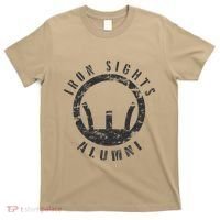 Iron Sights Alumni Boot Camp Shooting Marksmanship Veteran T-Shirt thumb 0