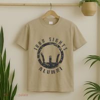 Iron Sights Alumni Boot Camp Shooting Marksmanship Veteran T-Shirt thumb 2