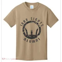 Iron Sights Alumni Boot Camp Shooting Marksmanship Veteran Kids T-Shirt thumb 0
