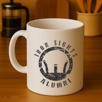 Iron Sights Alumni Boot Camp Shooting Marksmanship Veteran Coffee Mug thumb 4