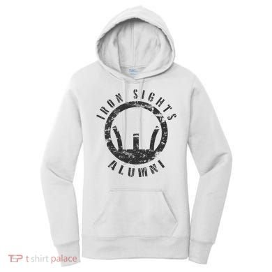 Iron Sights Alumni Boot Camp Shooting Marksmanship Veteran Women's Hoodie