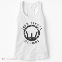 Iron Sights Alumni Boot Camp Shooting Marksmanship Veteran Women's Tank Top thumb 0