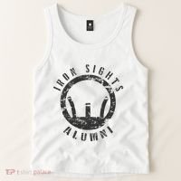 Iron Sights Alumni Boot Camp Shooting Marksmanship Veteran Tank Top thumb 2