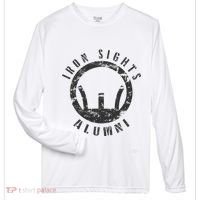 Iron Sights Alumni Boot Camp Shooting Marksmanship Veteran Zone Performance Long-Sleeve T-Shirt thumb 0