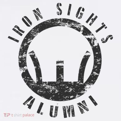 Iron Sights Alumni Boot Camp Shooting Marksmanship Veteran Zone Performance Long-Sleeve T-Shirt