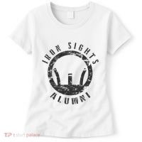 Iron Sights Alumni Boot Camp Shooting Marksmanship Veteran Women's T-Shirt thumb 0