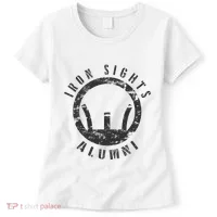 Iron Sights Alumni Boot Camp Shooting Marksmanship Veteran Women's T-Shirt thumb 0